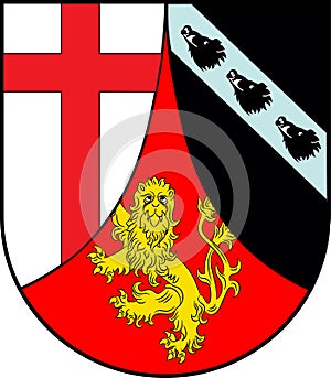 Coat of arms of Kirchen in Rhineland-Palatinate, Germany