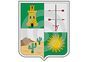 Coat of Arms of La Guajira Colombia photo