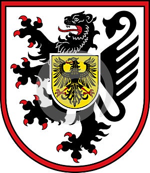 Coat of arms of Landau in Rhineland-Palatinate, Germany