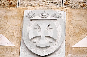 Coat of arms of Latrun Trappist Monastery in Israel