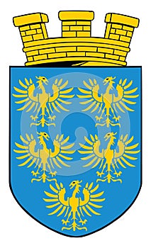 Coat of arms of Lower Austria illustration.