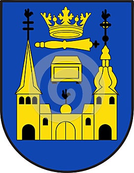 Coat of arms of Mettmann in North Rhine-Westphalia, Germany