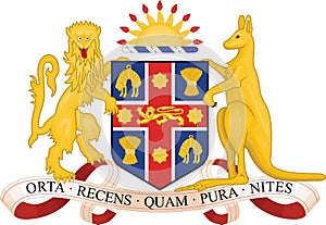 Coat of arms of NEW SOUTH WALES, AUSTRALIA