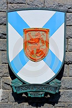 Coat of arms of Nova Scotia Latin for `New Scotland`