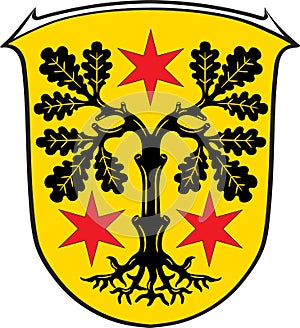 Coat of arms of Odenwaldkreis is a district in Hesse, Germany