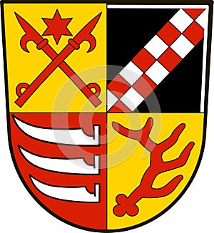 Coat of arms of Oder-Spree in Brandenburg, Germany