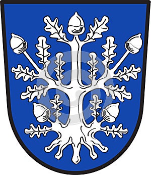 Coat of arms of Offenbach am Main in Hesse, Germany
