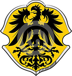 Coat of arms Oppenheim in Mainz-Bingen of Rhineland-Palatinate, Germany
