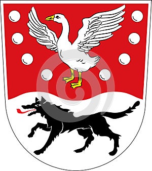 Coat of arms of Prignitz in Brandenburg, Germany photo