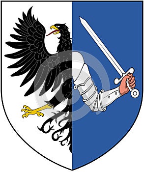 Coat of arms of the province of Connacht. Ireland.