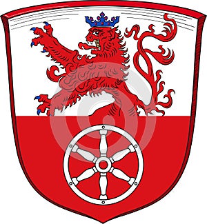 Coat of arms of Ratingen in North Rhine-Westphalia, Germany