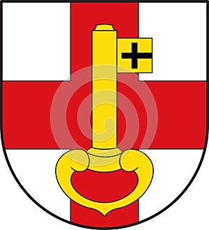 Coat of arms of Rheinberg in North Rhine-Westphalia, Germany photo