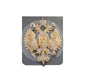 Coat of arms of Russia. Two-headed eagle