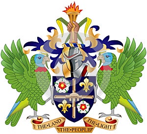 Coat of arms of Saint Lucia