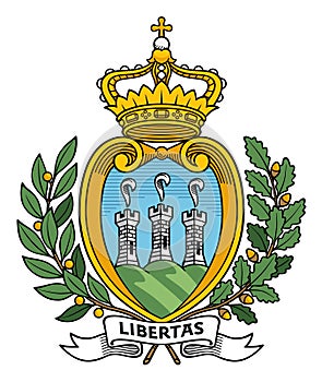 Coat of arms of San Marino