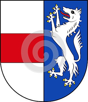 Coat of arms of Sankt Poelten in Lower Austria of Austria