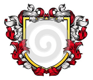 Coat of Arms Shield Crest Knight Heraldic Family
