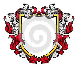 Coat of Arms Shield Crest Knight Heraldic Family photo