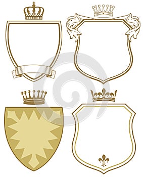 Coat of arms or shields photo