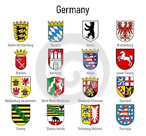 Coat of arms of the states of Germany, All German regions emblem