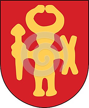 Coat of arms of the Stockholmer Upplands-Bro municipality photo