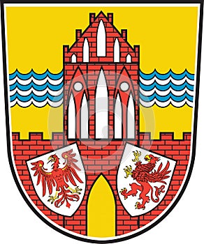 Coat of arms of Uckermark in Brandenburg, Germany