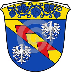 Coat of arms of Udenheim in Alzey-Worms in Rhineland-Palatinate, Germany