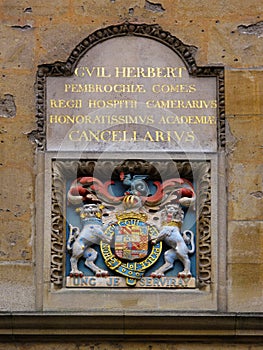 Coat of Arms in University of Oxford