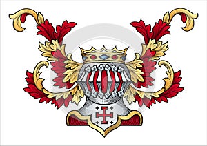 Coat of arms vector photo