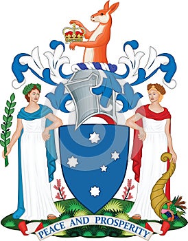 Coat of arms of VICTORIA, AUSTRALIA
