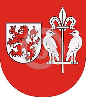Coat of arms of Wesseling in North Rhine-Westphalia, Germany photo