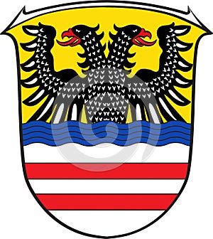 Coat of arms of Wetteraukreis in Hesse, Germany
