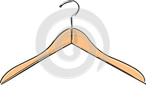 Coat Hanger Fashion Style Illustration