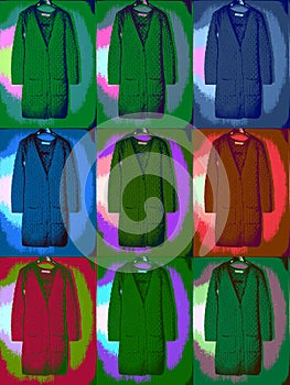 Coat in several colors