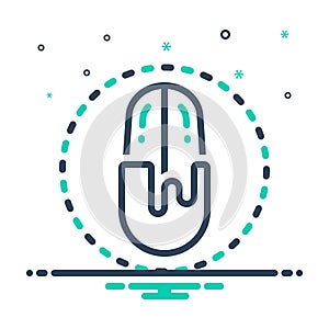 Mix icon for Coated, cover and glaze