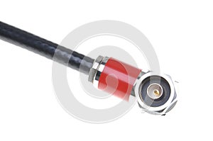 Coaxial cable with connector