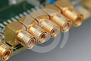 Coaxial cable connector photo
