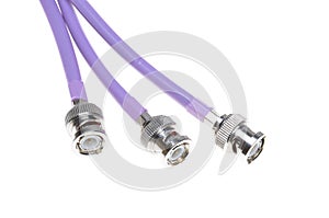 Coaxial cables with bnc connectors photo