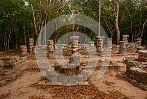 Coba is an archaeological area and a famous landmark of Yucatan Peninsula. Mexico. Yucatan