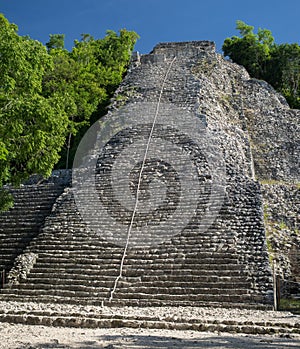 Coba Mayan pyramid