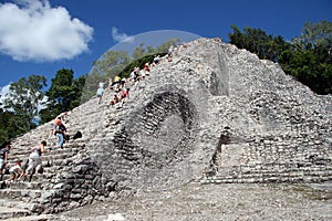 Coba Mayan temple