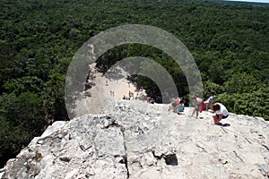 Coba Mayan temple