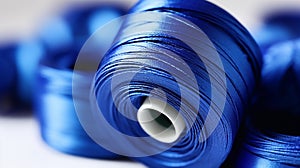 Cobalt Blue Sewing Thread Coil\