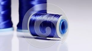 Cobalt Blue Sewing Thread Coil\