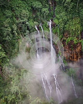 Coban Tumpak Sewu around Bromo Mountain in East Java photo