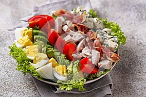 Cobb salad, traditional American food