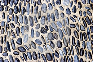 Cobble stone background photo