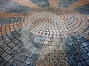 Cobble Stone Circle Pattern