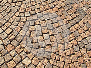 Cobble stone path