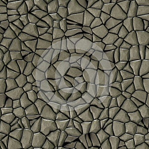 Cobble stones abstract seamless generated hires texture